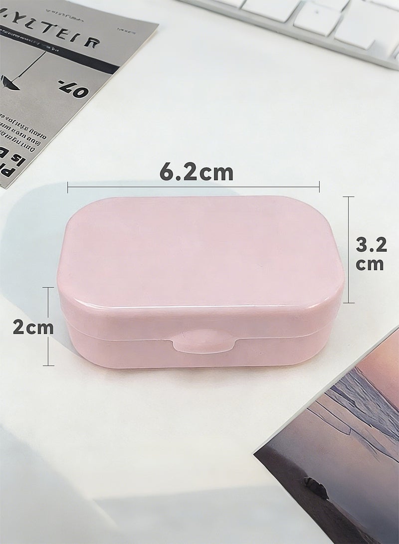 Colorful Clear Travel Contact Lens Case Box Holder Soak Storage Container Bulk(Random Color) - Image 3